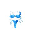 3D Blue Flower Bikini