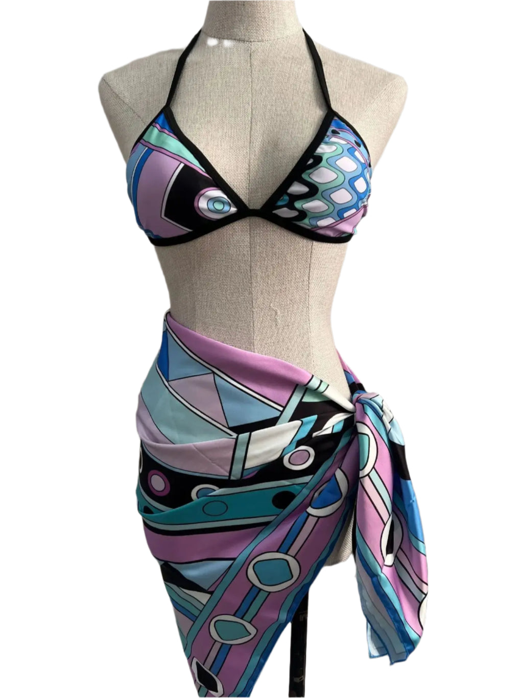 Must Have Multi Print Bikini Set