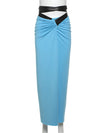 Tori Cross Bandage Maxi Skirt