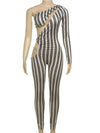 Monroe One Sleeve Jumpsuit