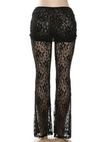 Lace Foldover Pant