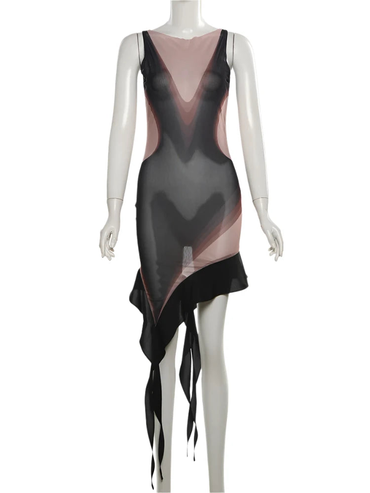 Midnight Illusion Dress