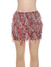 Sorai Tassel Mini Skirt