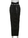 Tori Cross Bandage Maxi Skirt